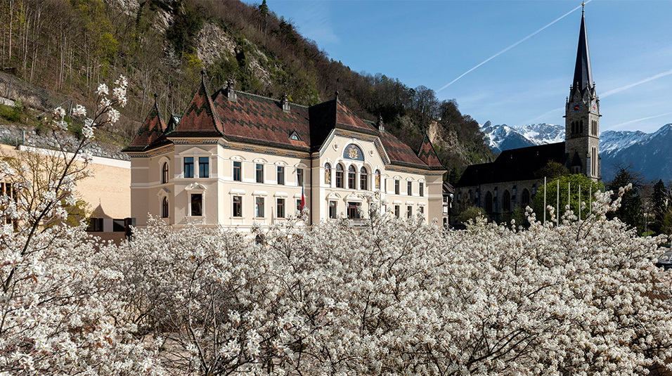 Regierungsgebäude in Vaduz inhaltsbild