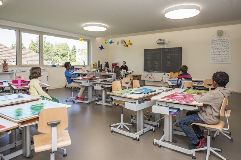 Modernste Klassenzimmer in den Gemeindeschulen inhaltsbild